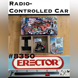 🆕2005 VTG Erector Meccano Turbo RC Pro #8350 2-in-1 Radio Control Kit Open Box